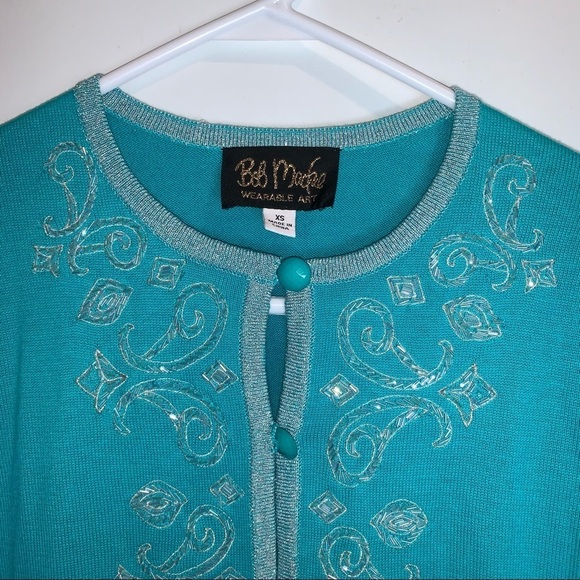 Bob Mackie Wearable Art Cardigan - Picture 2 of 8